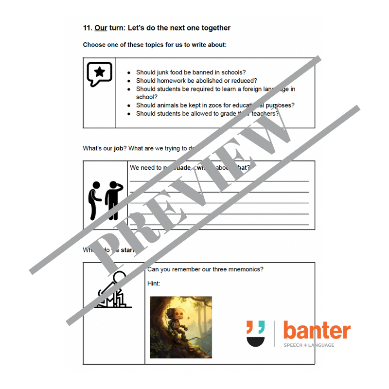 Think Then Write Workbook 7: Persuasive Writing Foundations