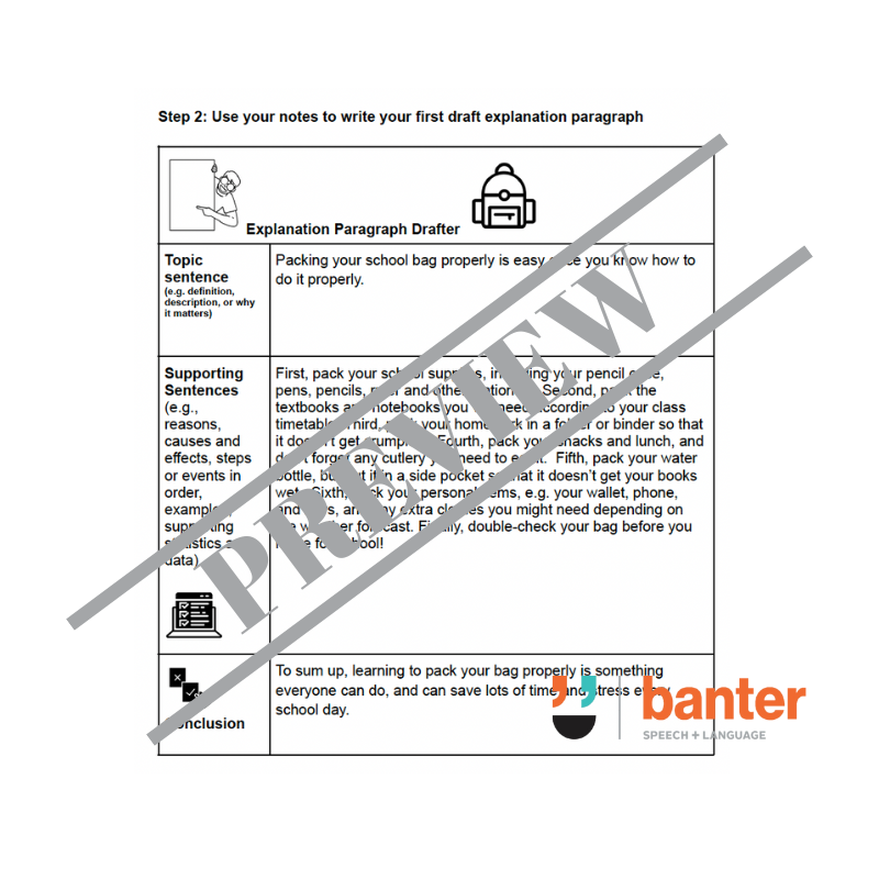 Think Then Write Workbook 4: Paragraph Writing Foundations