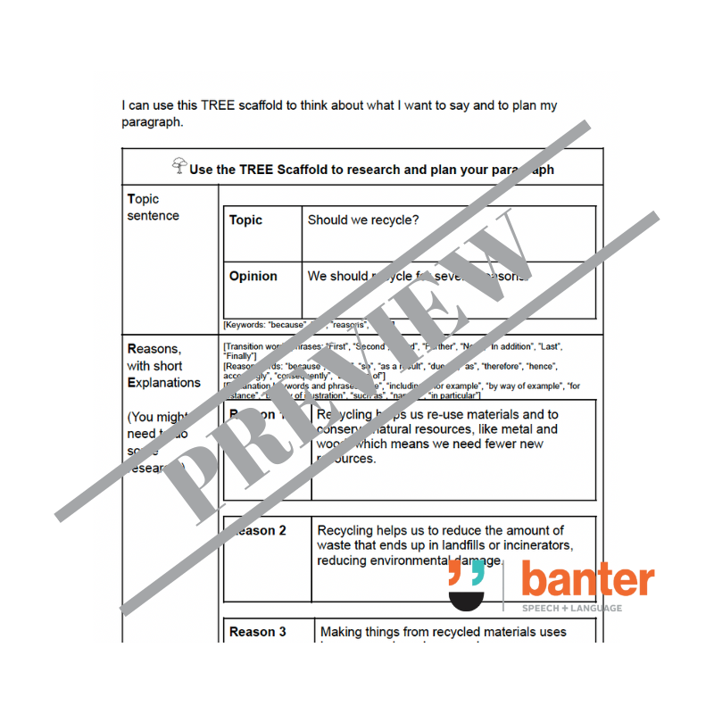 Think Then Write Workbook 4: Paragraph Writing Foundations