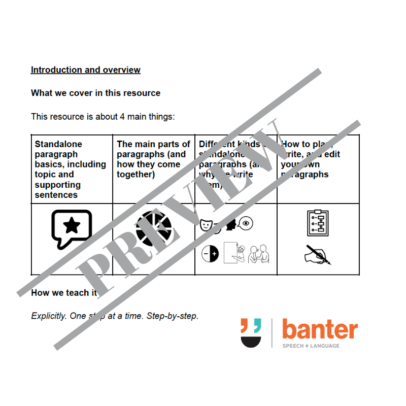 Think Then Write Workbook 4: Paragraph Writing Foundations