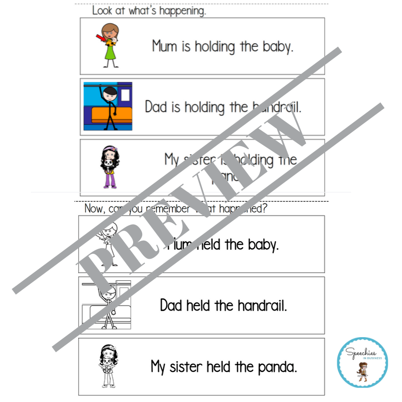 Past Tense Verbs