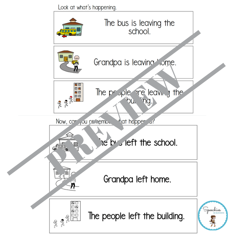 Past Tense Verbs