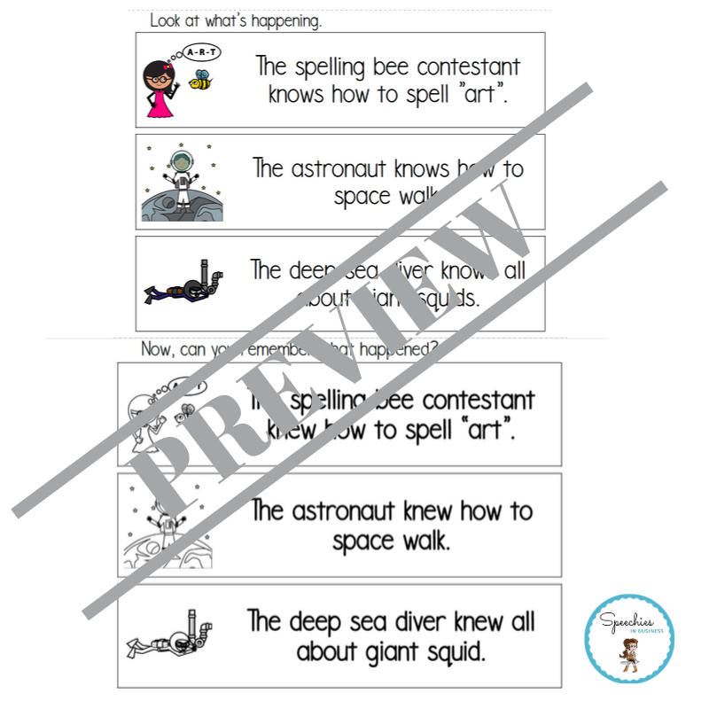 Past Tense Verbs