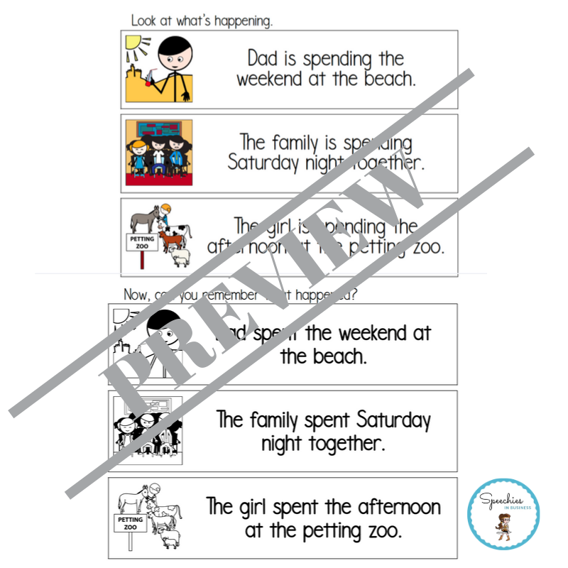 Past Tense Verbs