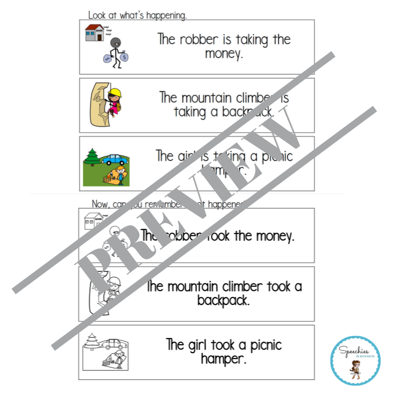 Past Tense Verbs