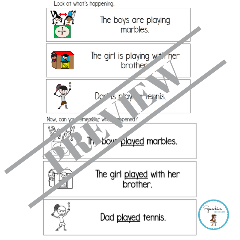 Past Tense Verbs