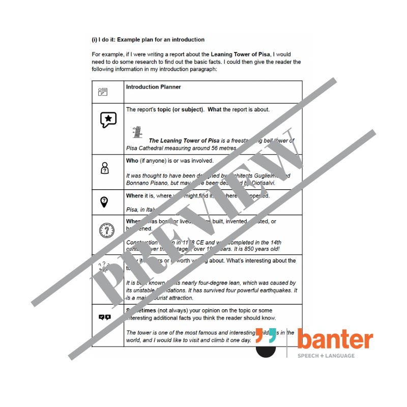 Think Then Write Workbook 5: Multi-Paragraph Information Report Writing Foundations
