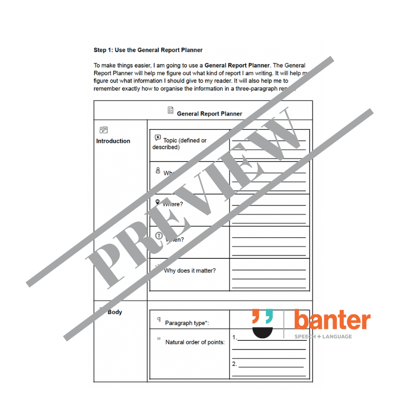Think Then Write Workbook 5: Multi-Paragraph Information Report Writing Foundations