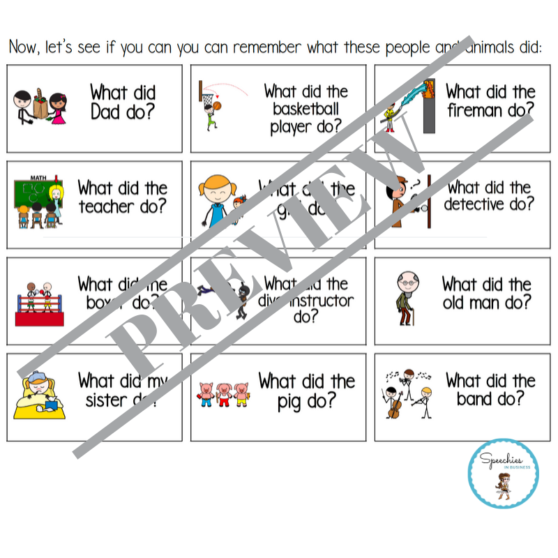 Past Tense Verbs