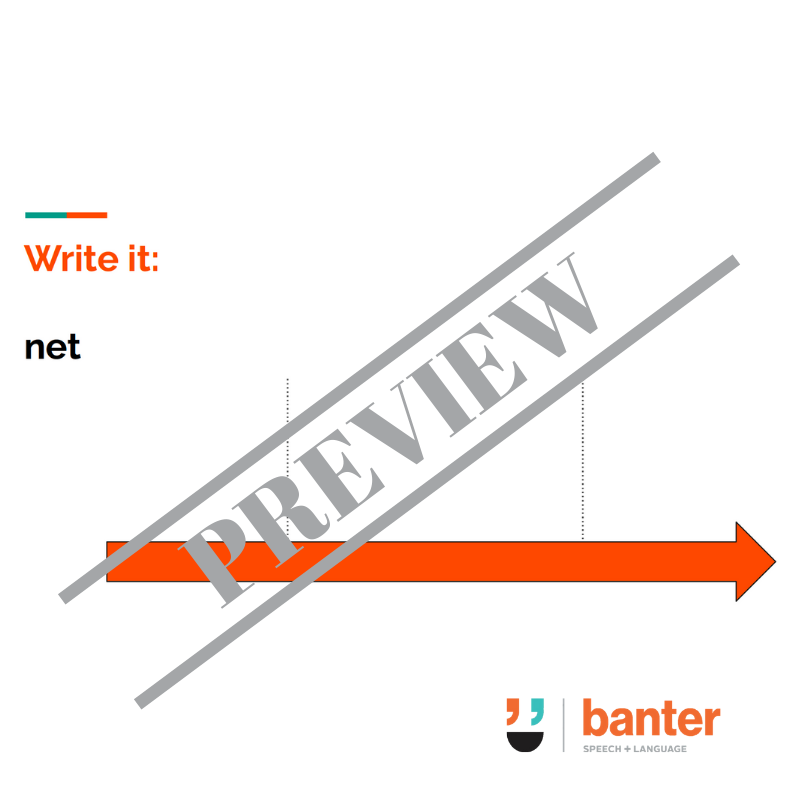 Banter Early Reading Program: Workbook 01