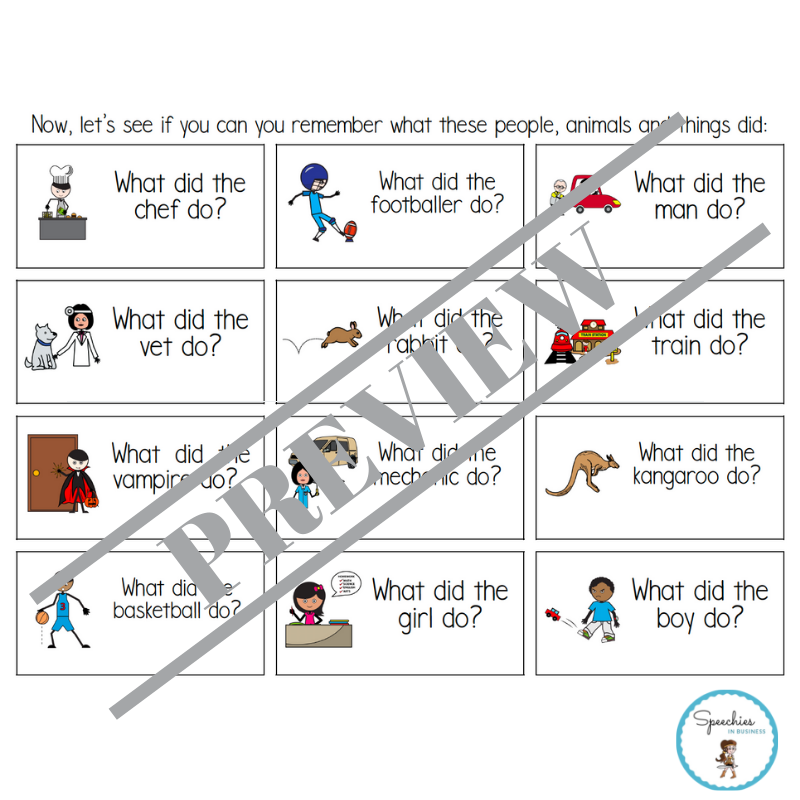 Past Tense Verbs