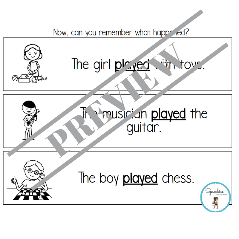 Past Tense Verbs