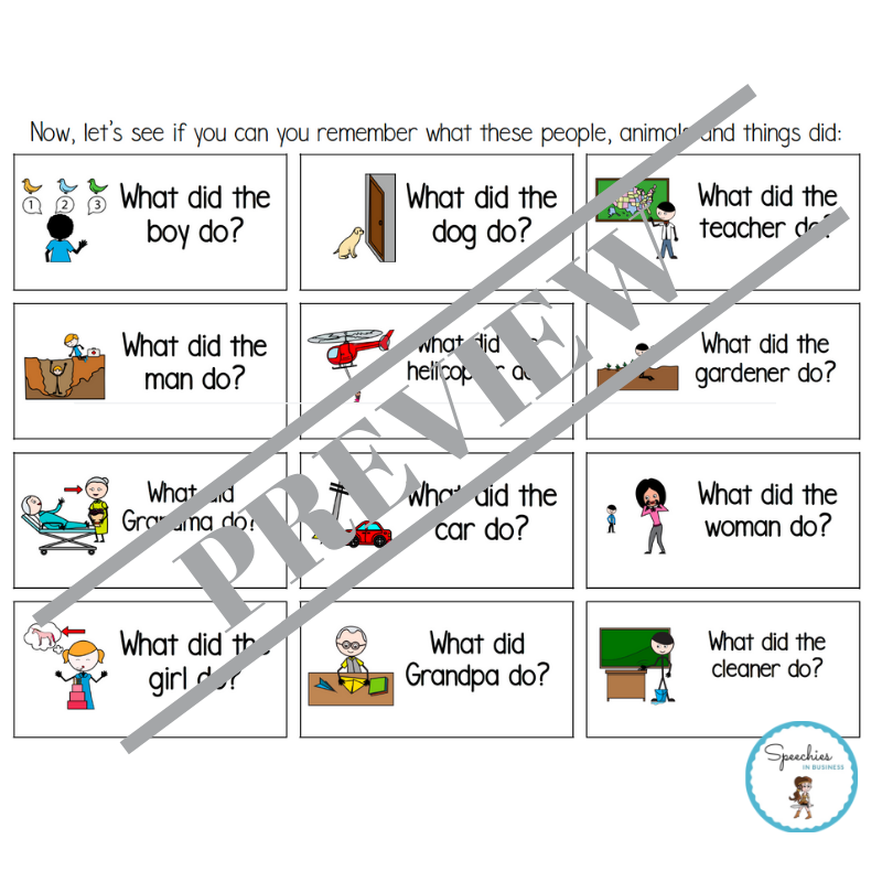 Past Tense Verbs