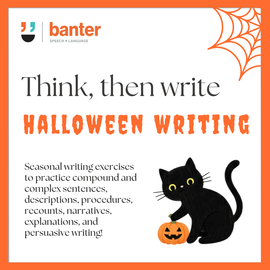 Think, then Write Halloween Pack: Free Resource