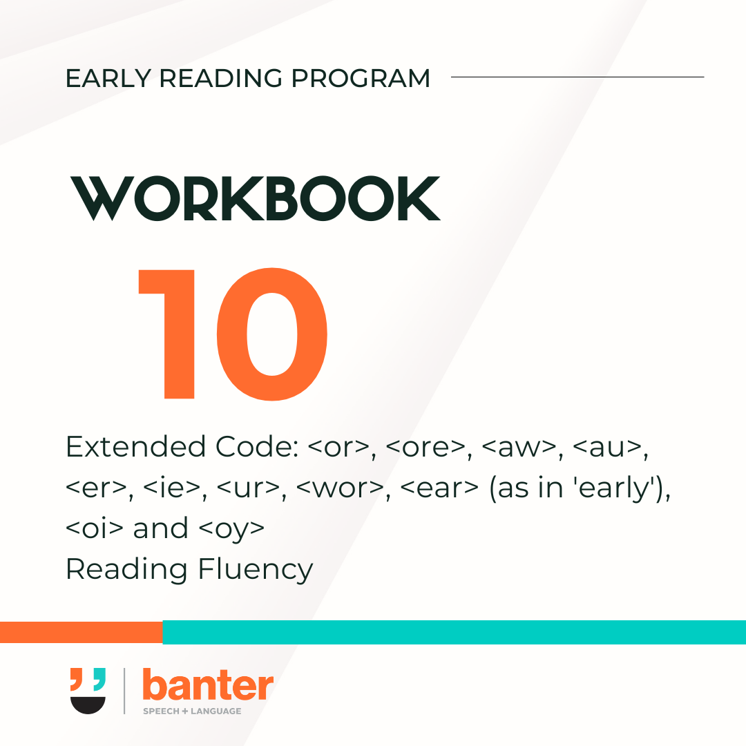 Banter Early Reading Program: Workbook 10