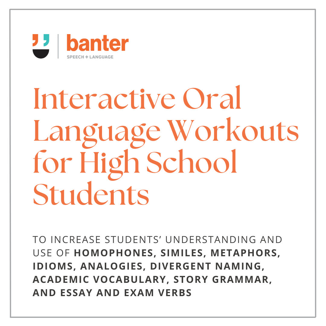 Interactive Oral Language Workouts for High School Students