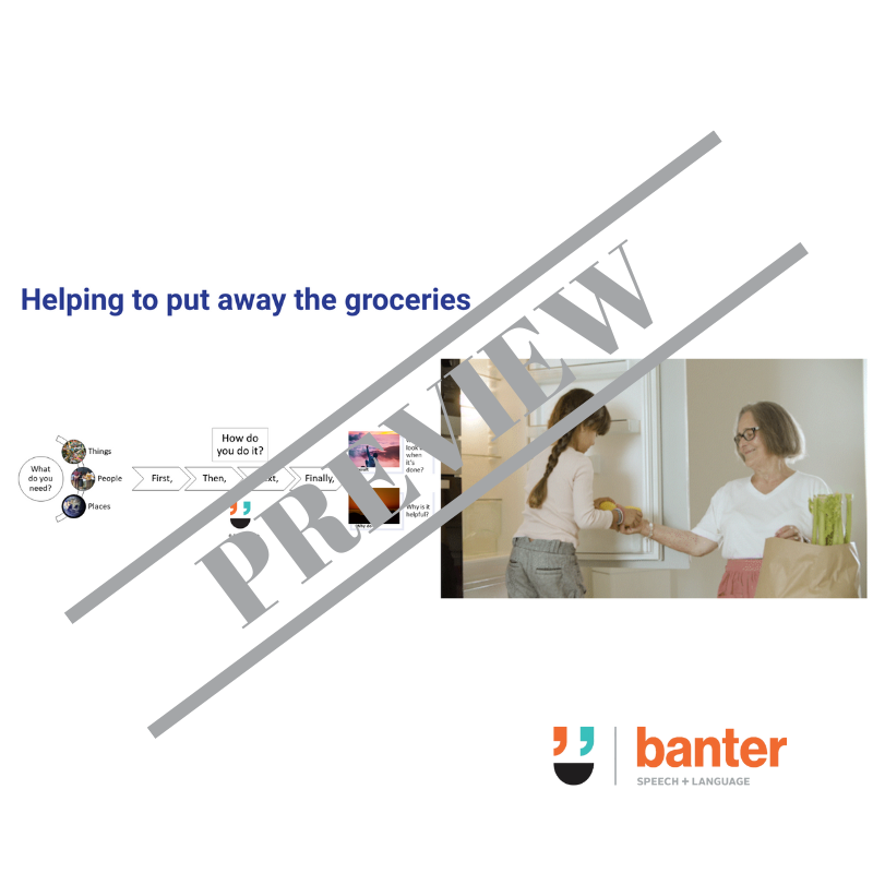 Banter Oral Language Workbook: Verbal Reasoning, Independence, and Social Participation