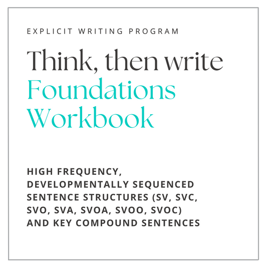 Think Then Write Foundations