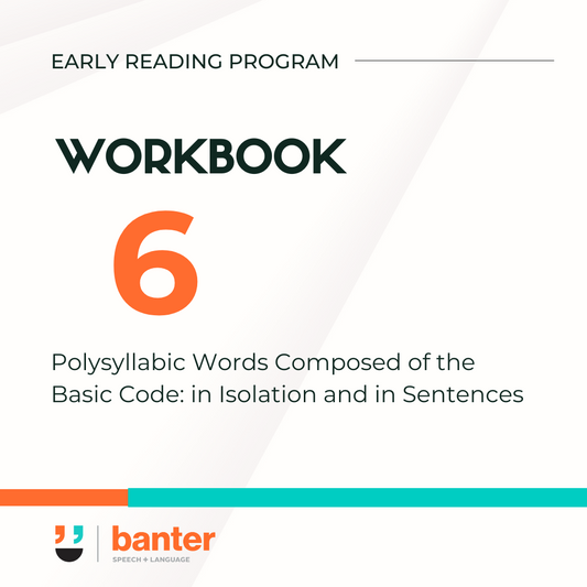 Banter Early Reading Program: Workbook 06