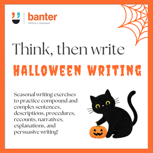 Think, then Write Halloween Pack