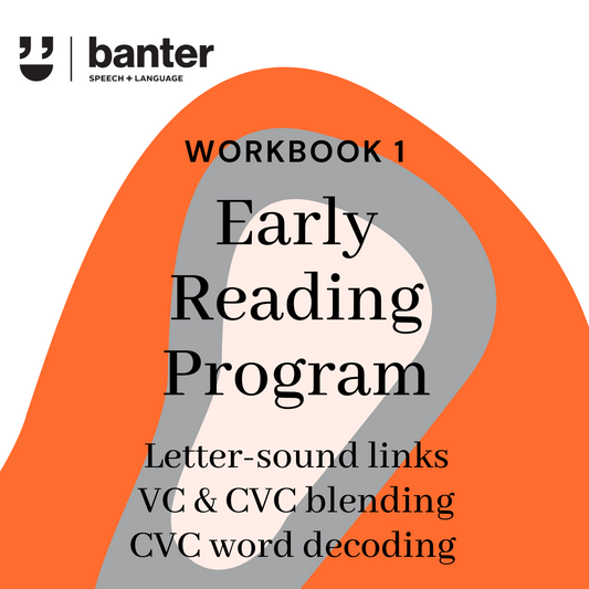 Banter Early Reading Program: Workbook 01